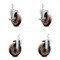 Service Caster 5 Inch High Temp Glass Filled Nylon 3/4 Inch Square Stem Caster Brakes SCC, 2PK SCC-SQ20S514-GFNSHT-TLB-34-2-S-2 - alternate 1